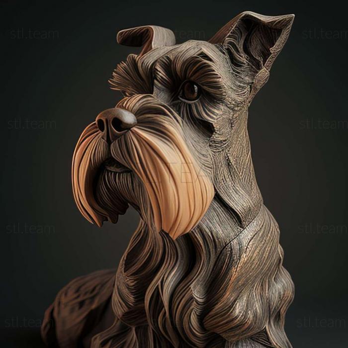 Animals Zwergschnauzer dog